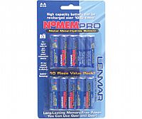 click to enlarge: LENMAR PRO-1020 - AA 10-Pack NiMH Rechargeable Batteries